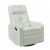 RECLINER W. ROCKER/SWIVEL WHITE